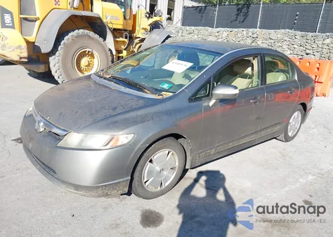 2006 Honda Civic Hybrid z USA, uszkodzony, nr VIN JHMFA36236S017128